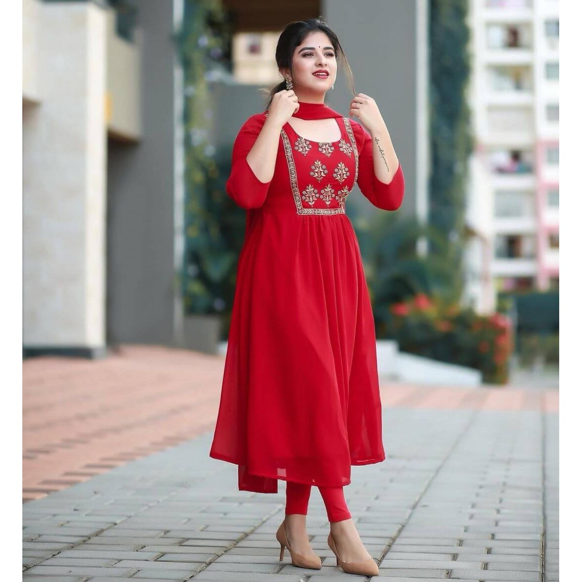 kurti for karwa chauth